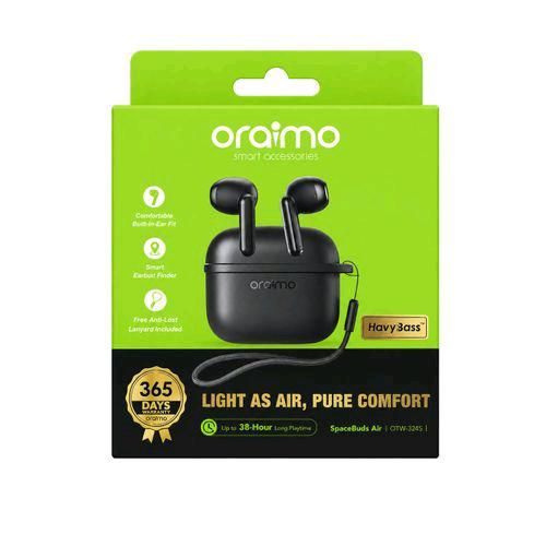 Black Oraimo SpaceBuds Air earbuds
